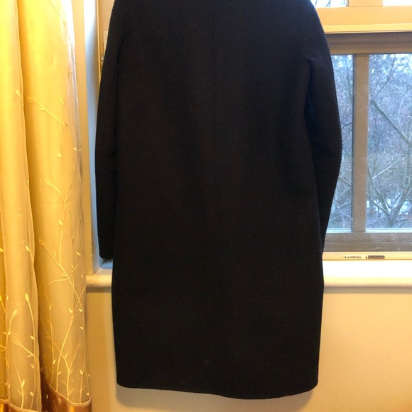 Black wool coat - Picture 2 of 3